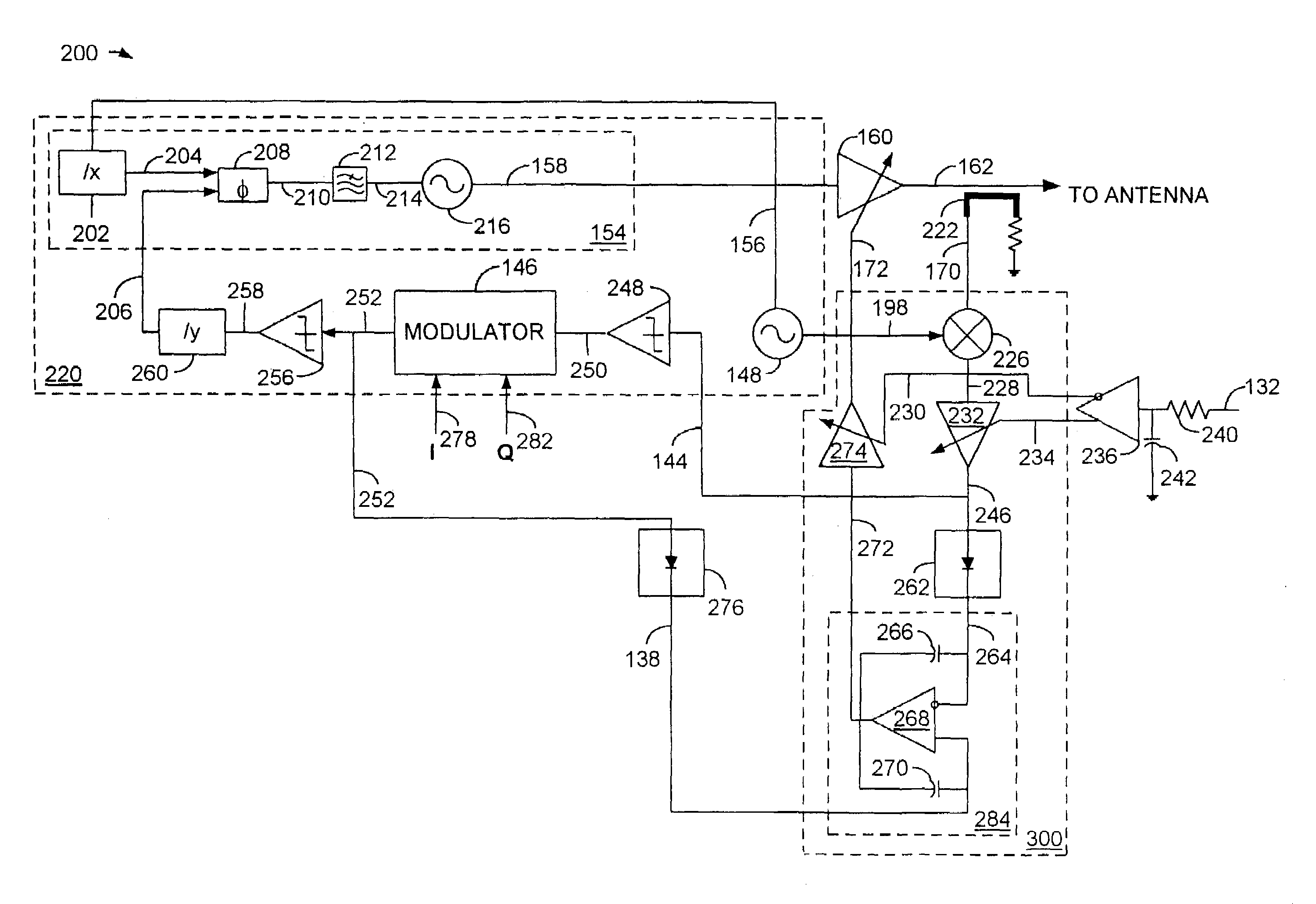 Continuous closed-loop power control system including modulation injection in a wireless transceiver power amplifier