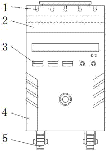 Dustproof computer case convenient to move