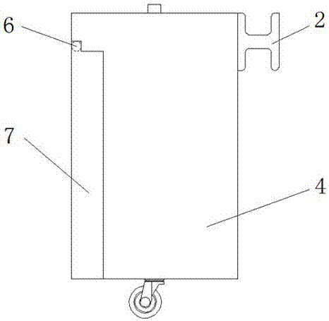 Dustproof computer case convenient to move