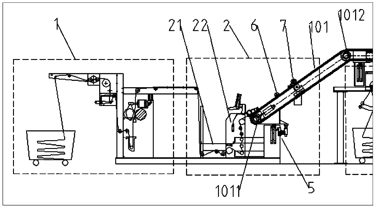 Double-layer tentering setting machine and conveying structure thereof