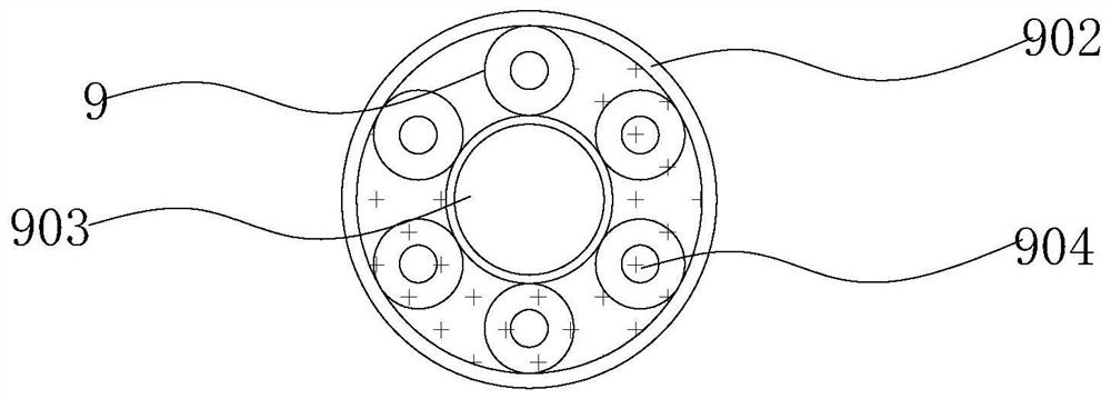 A cleaning device for processing CNC milling machine parts of conveying machinery