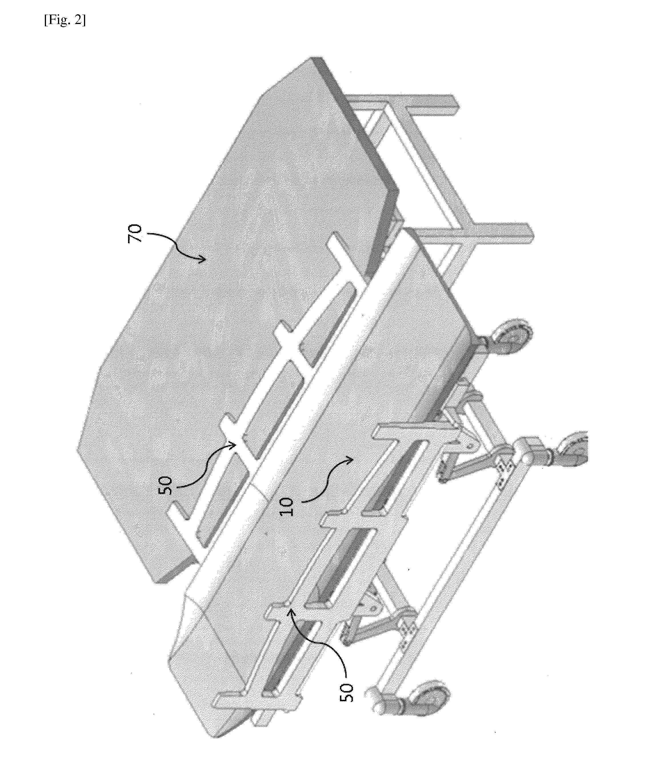 Patient transfer apparatus using side protector