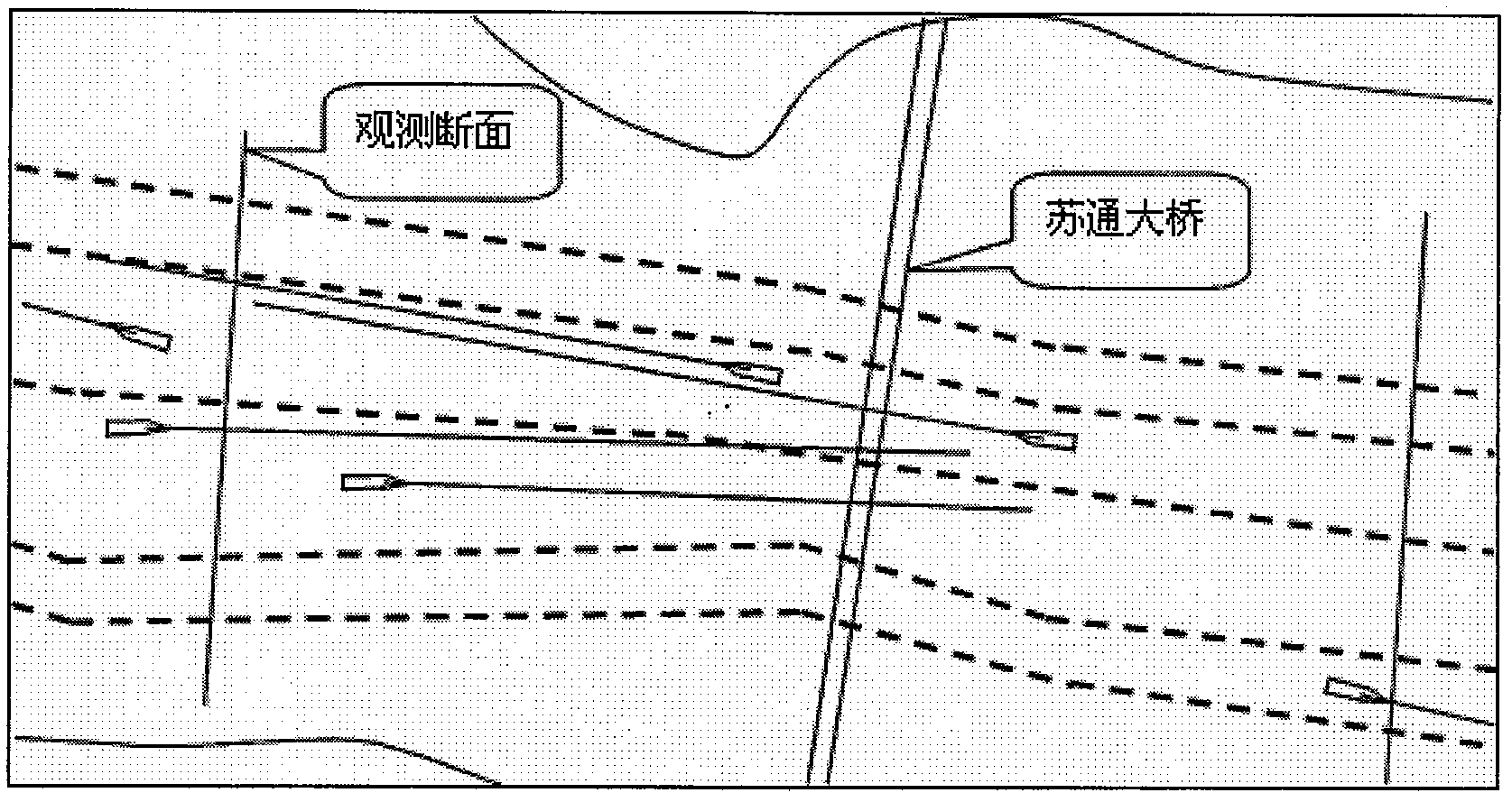 Vessel traffic flow multi-image cooperative remote monitoring method