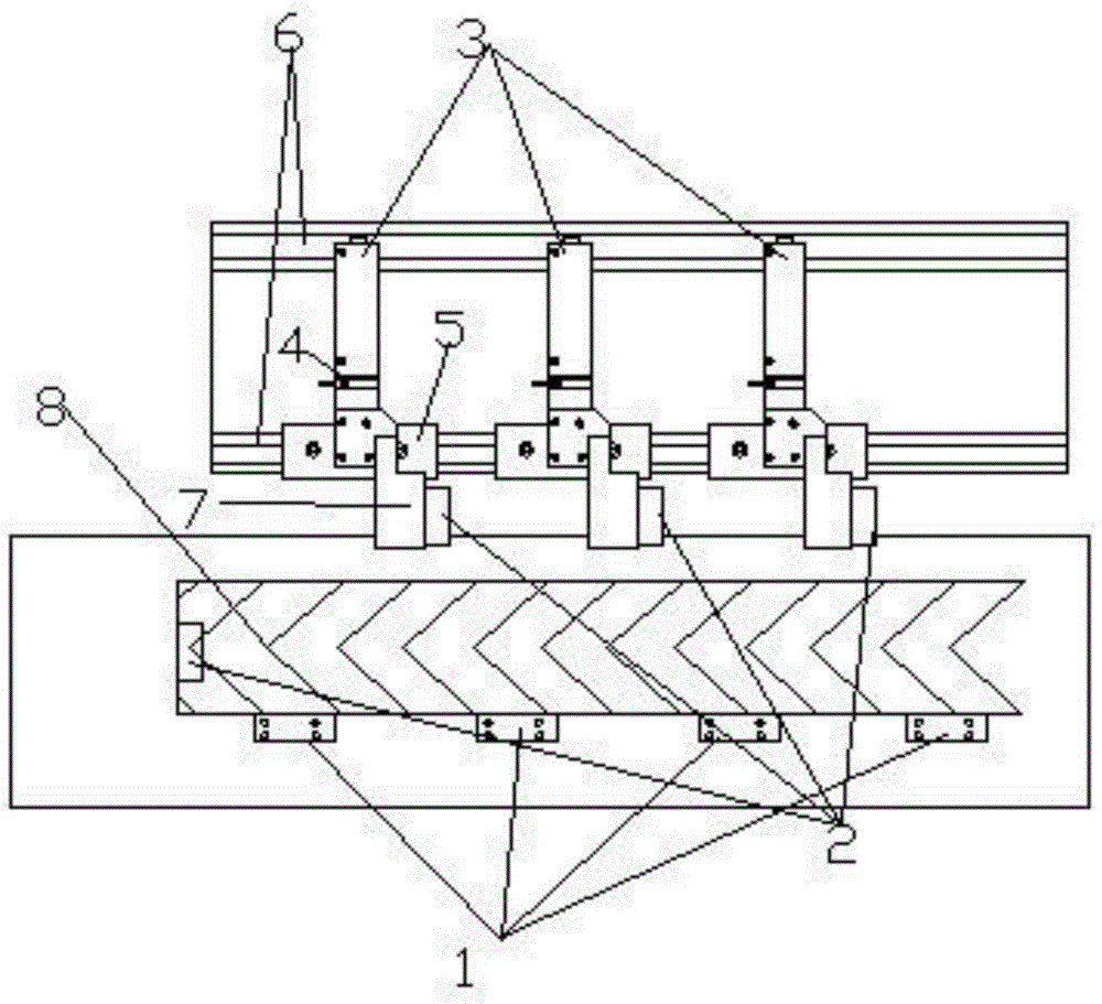 Inductive breaker conveying table