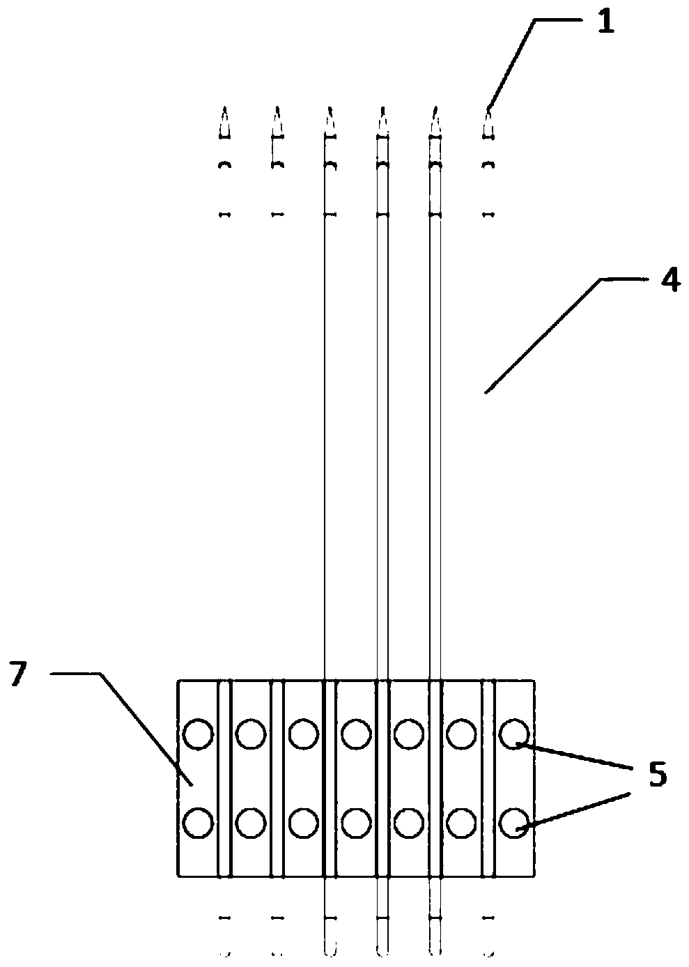 Lithium battery module based on pulsating heat pipe radiation