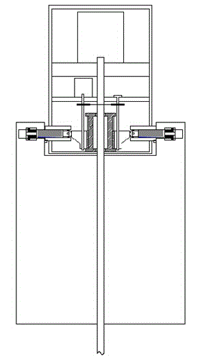 Water gate control system capable of automatically locking and restoring