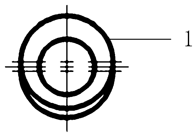 Eccentric shaft turning clamp device and machining method