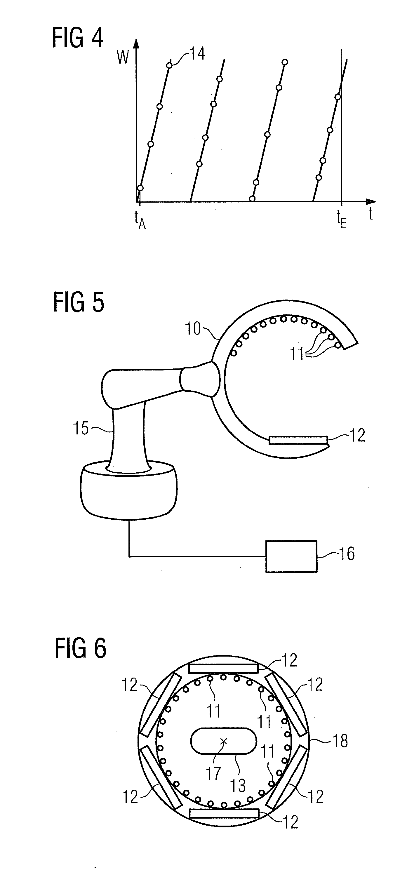 Method and device for recording a projection dataset of an object using a plurality of x-ray sources