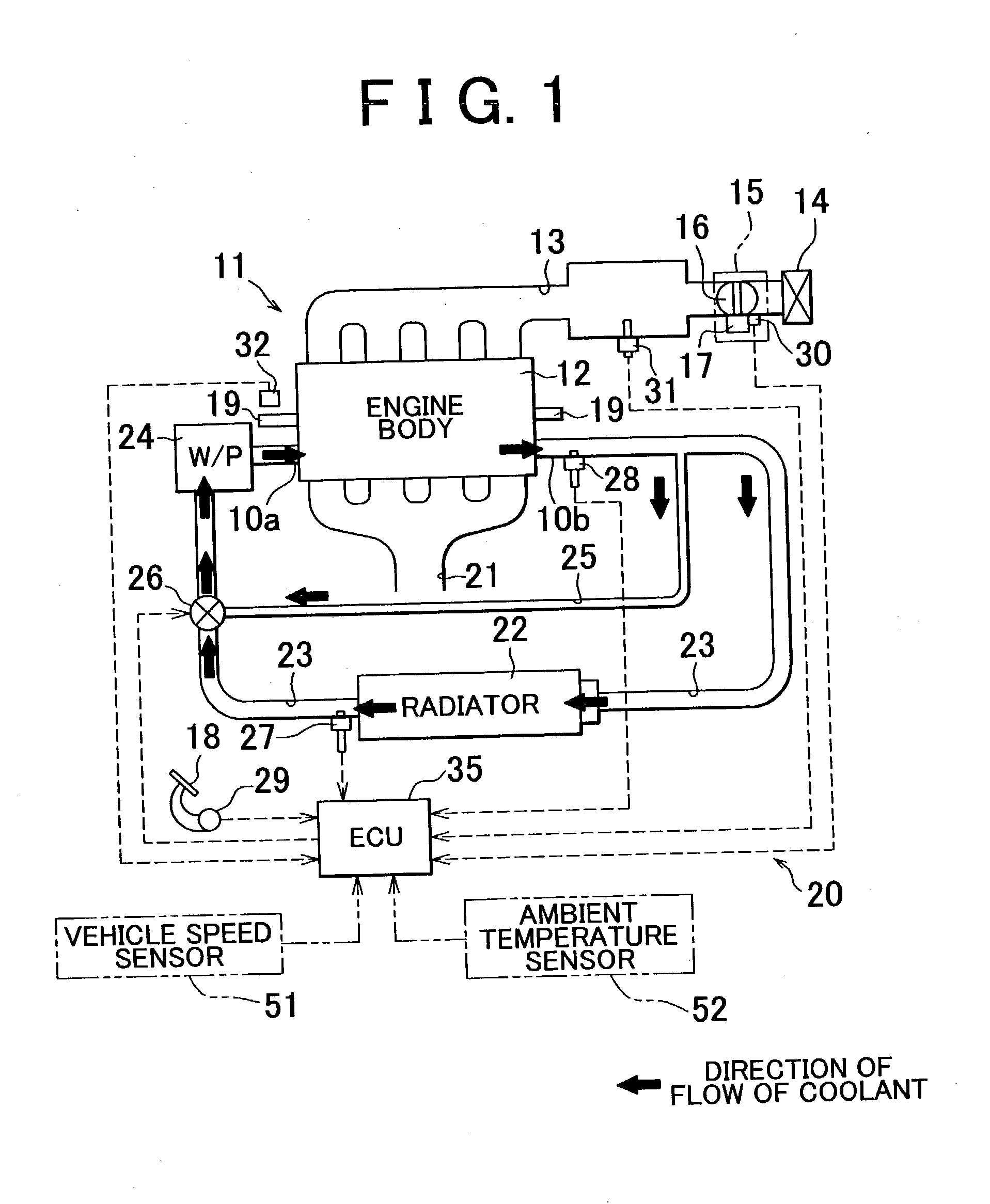 Cooling system for internal combustion engine