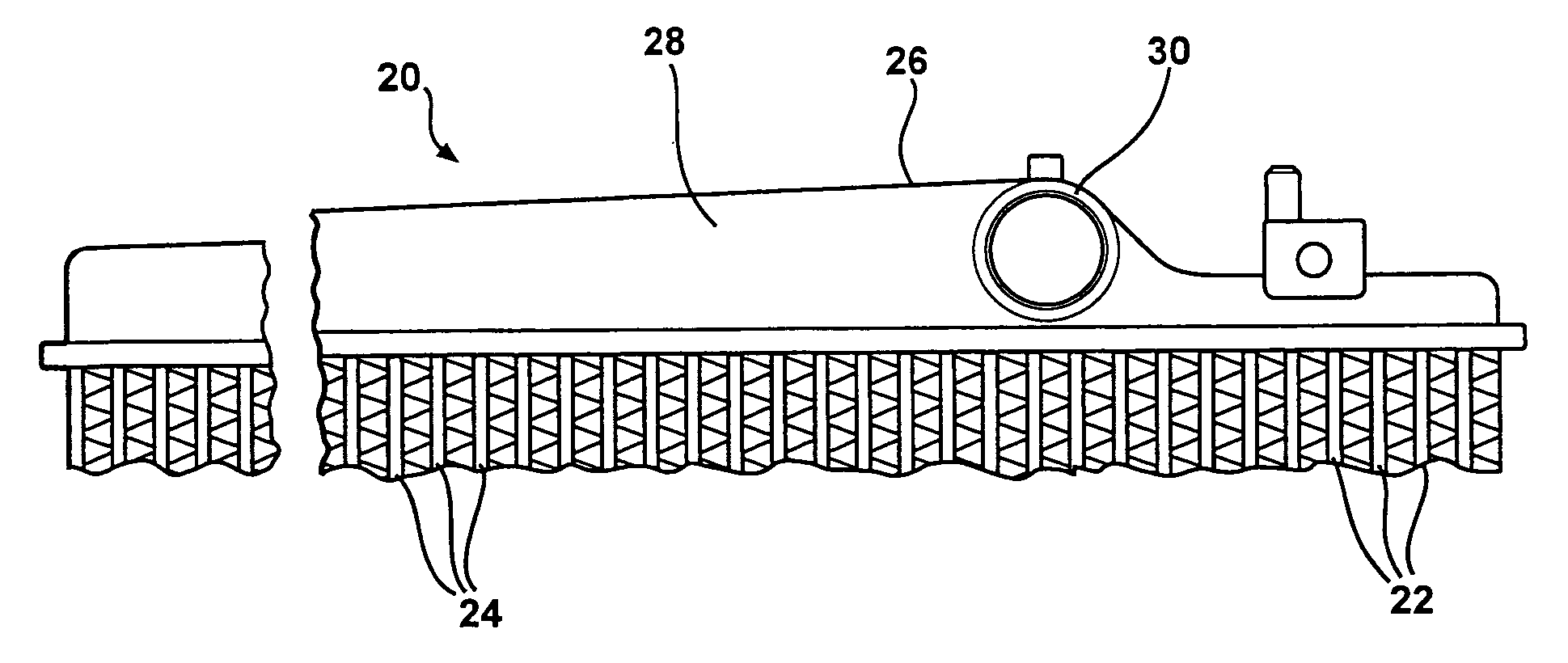 Sheet metal pipe geometry for minimum pressure drop in a heat exchanger