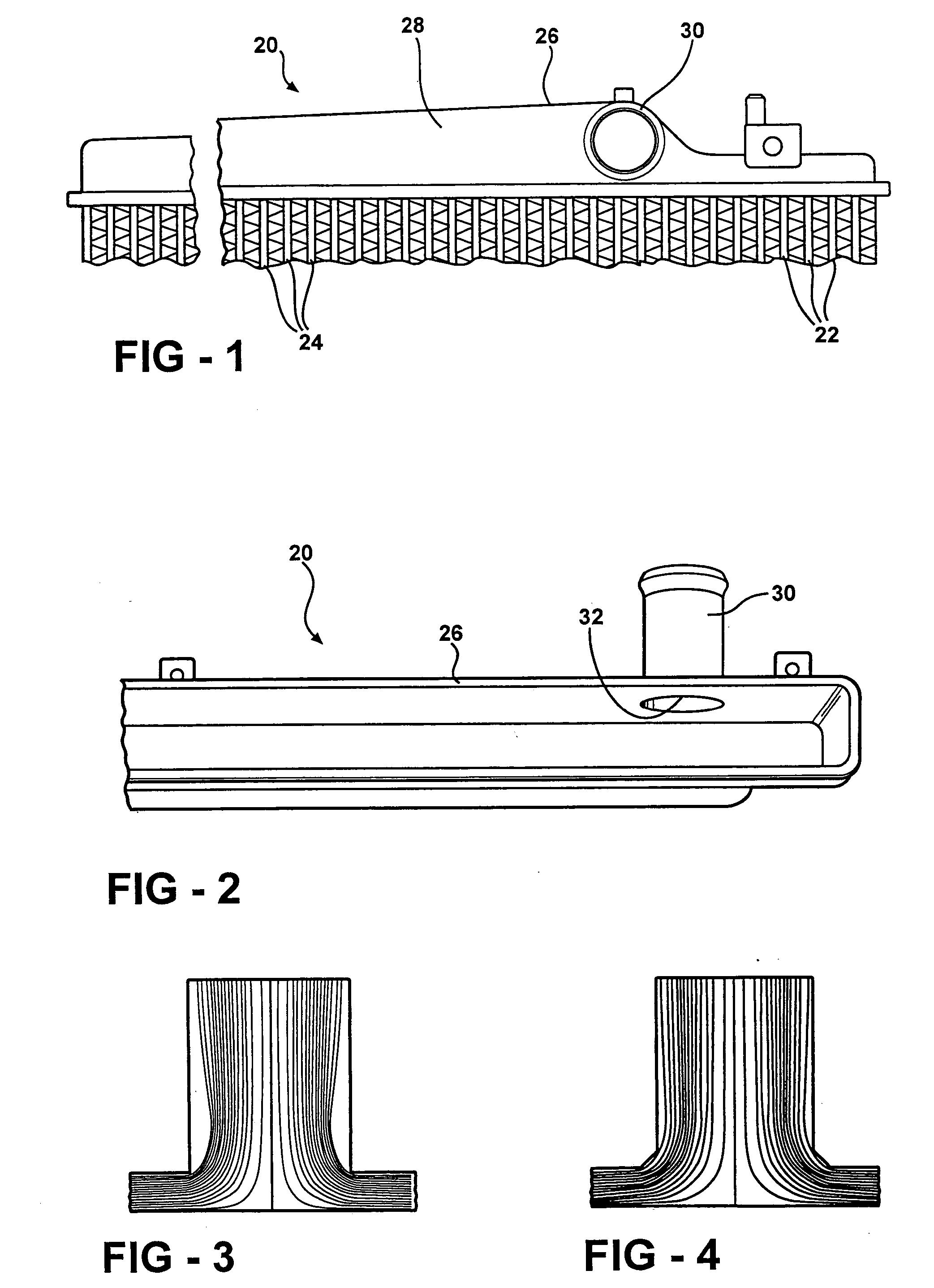 Sheet metal pipe geometry for minimum pressure drop in a heat exchanger