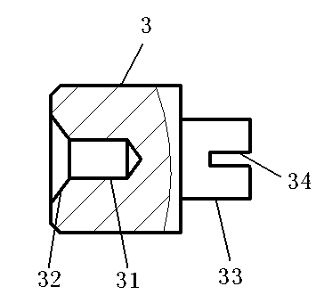 Drilling component used for drilling technique of hard alloy materials