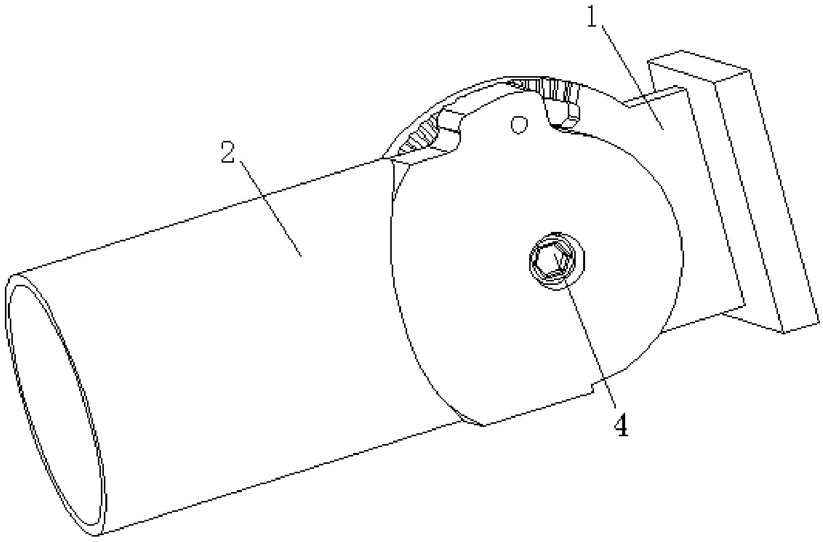 Switching device for adjusting lamp installation angle, lighting device and switching device