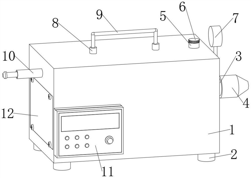 Salty aerosol generator for testing filtering efficiency of filter material