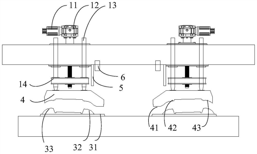 Positioning method and device for ballastless track maintenance equipment