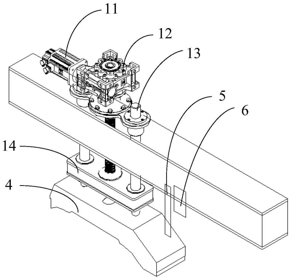 Positioning method and device for ballastless track maintenance equipment