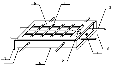 Solar cell assembly used for floating on water surface