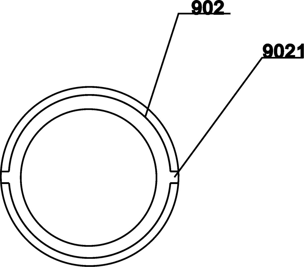 Smoke purification treatment device for bipolar forceps