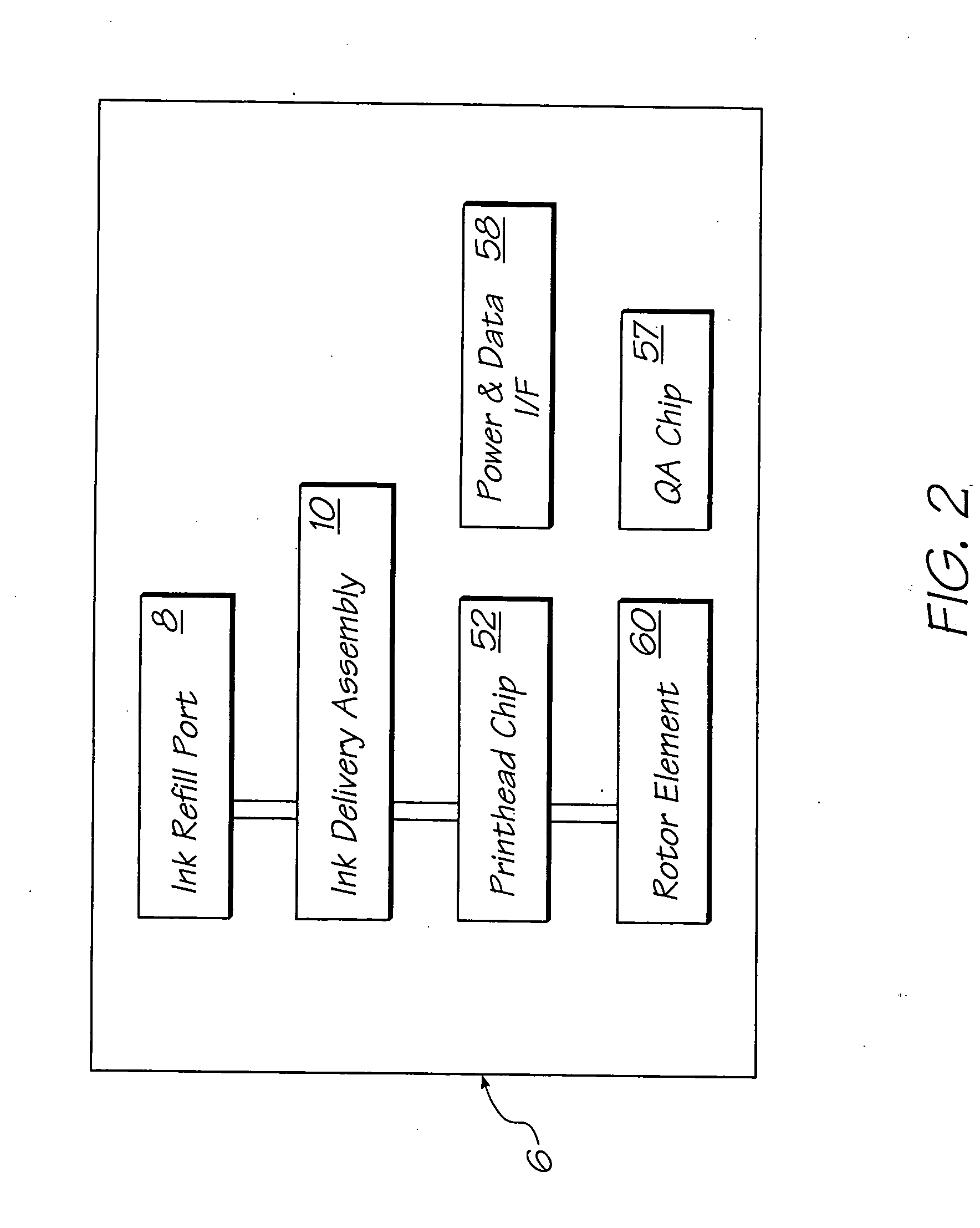 Inkjet printer cartridge with a compressed air port