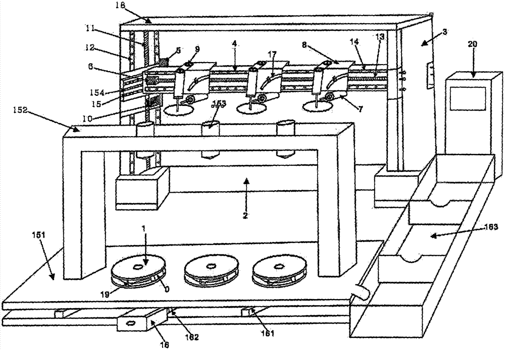 Large-sized environmental-friendly vertical multi-functional three-dimensional numerical control carving machine