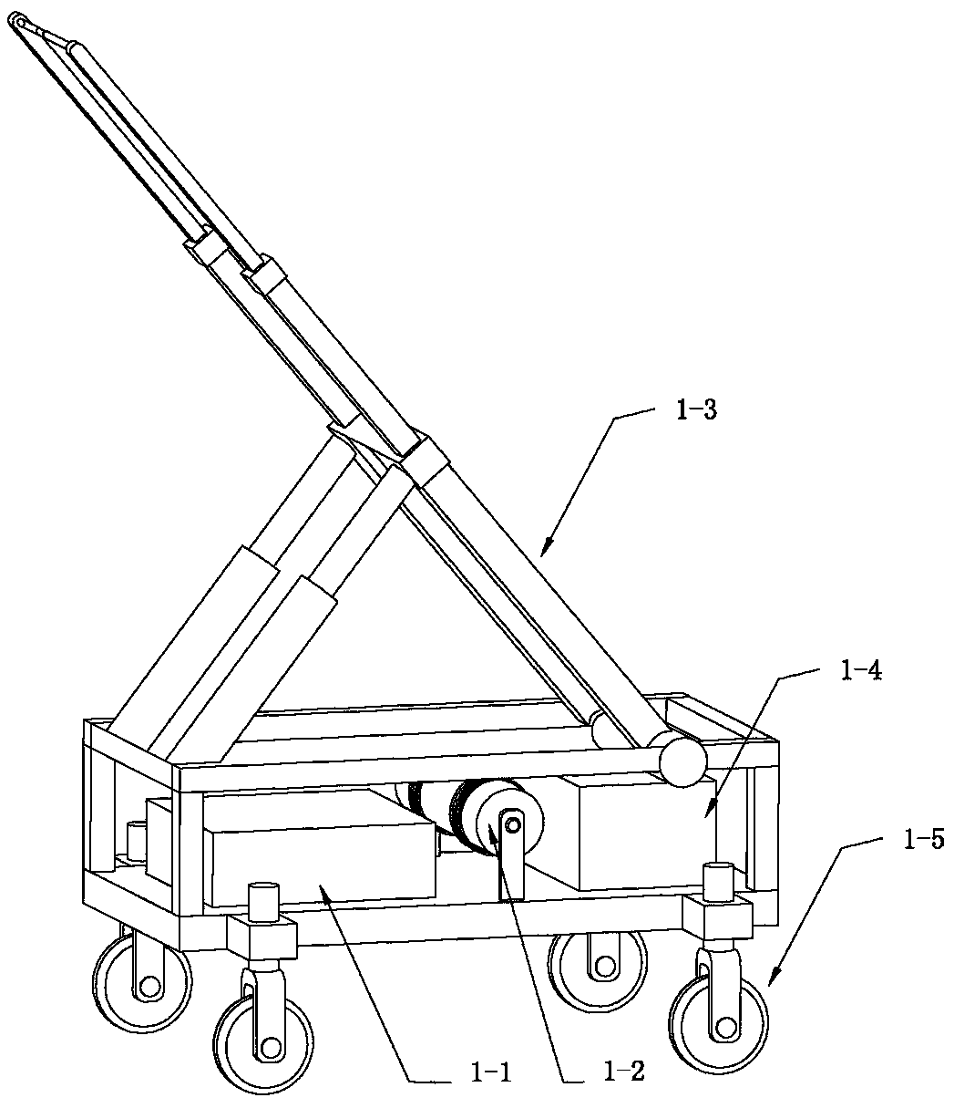 Robot for wall spraying and cleaning