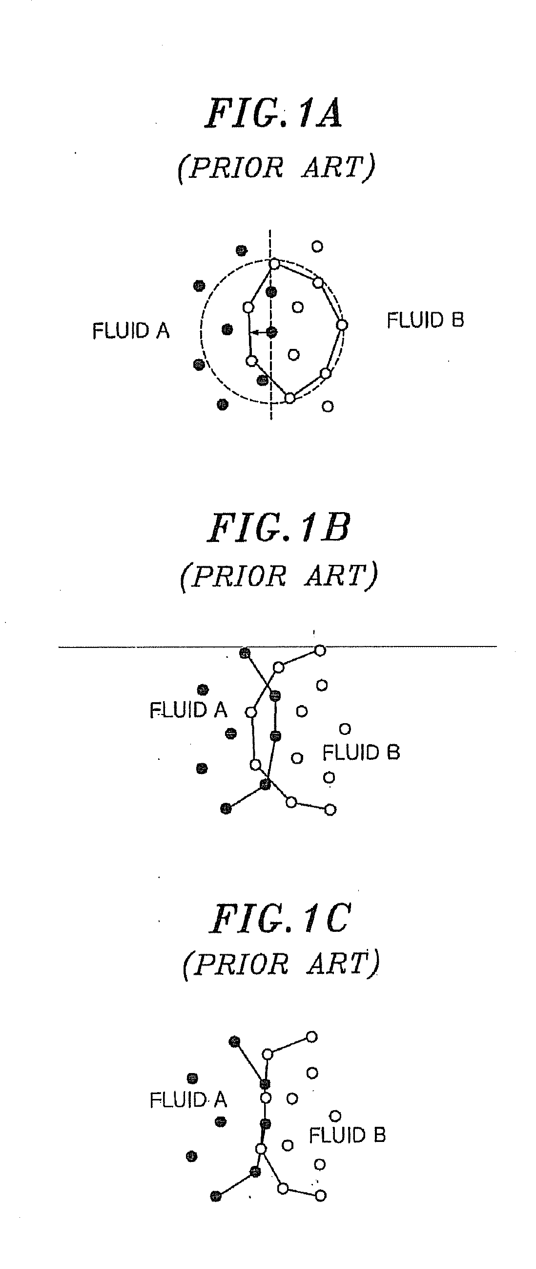 Method for calculating force acting on interface between immiscible fluids in fluid simulation