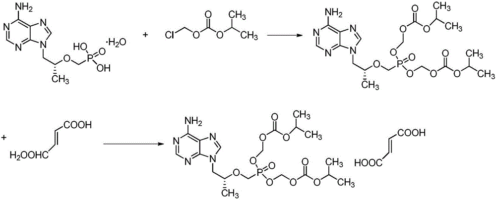 Preparation methods of tenofovir disoproxil and fumarate thereof