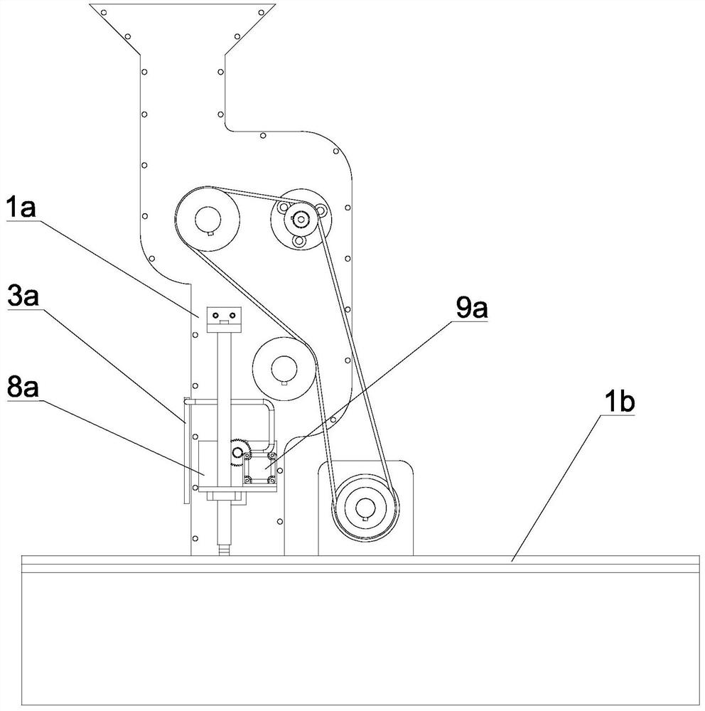 Quantitative feeding device for straw weaving machine