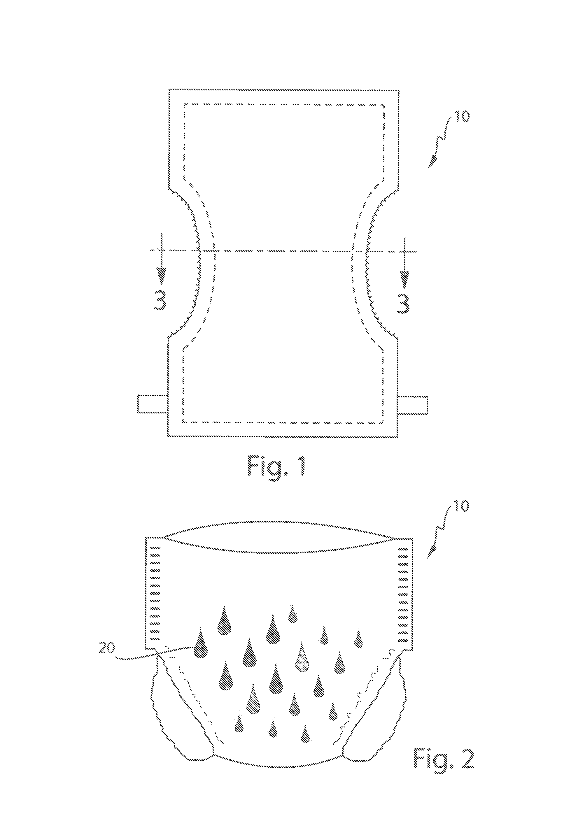 Liquid-activated formulation with hot melt binding matrix