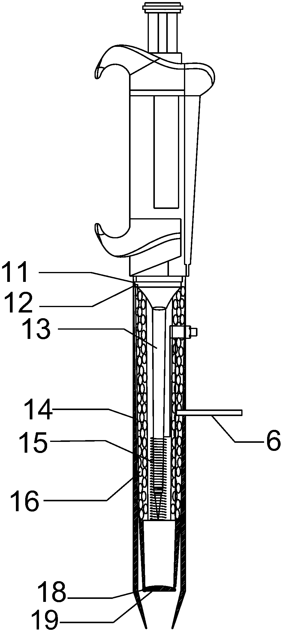 High-temperature heating pipette and using method thereof