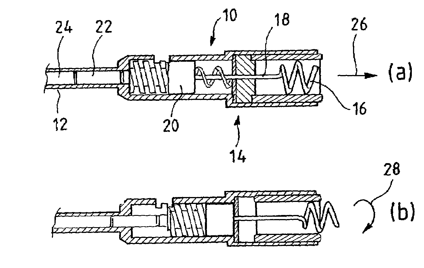 Set for installing an intracardiac stimulation or defibrillation lead equipped with a screw