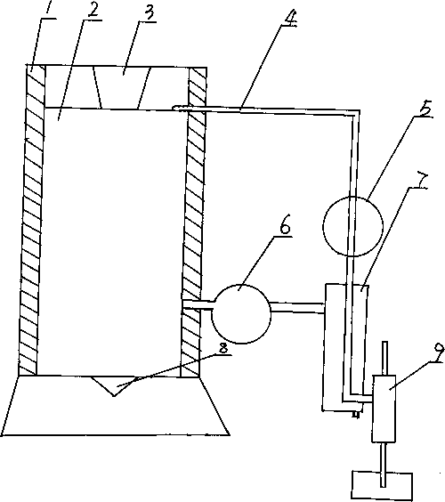 Energy-saving environment-friendly lime kiln for smoke gas afterheat reuse