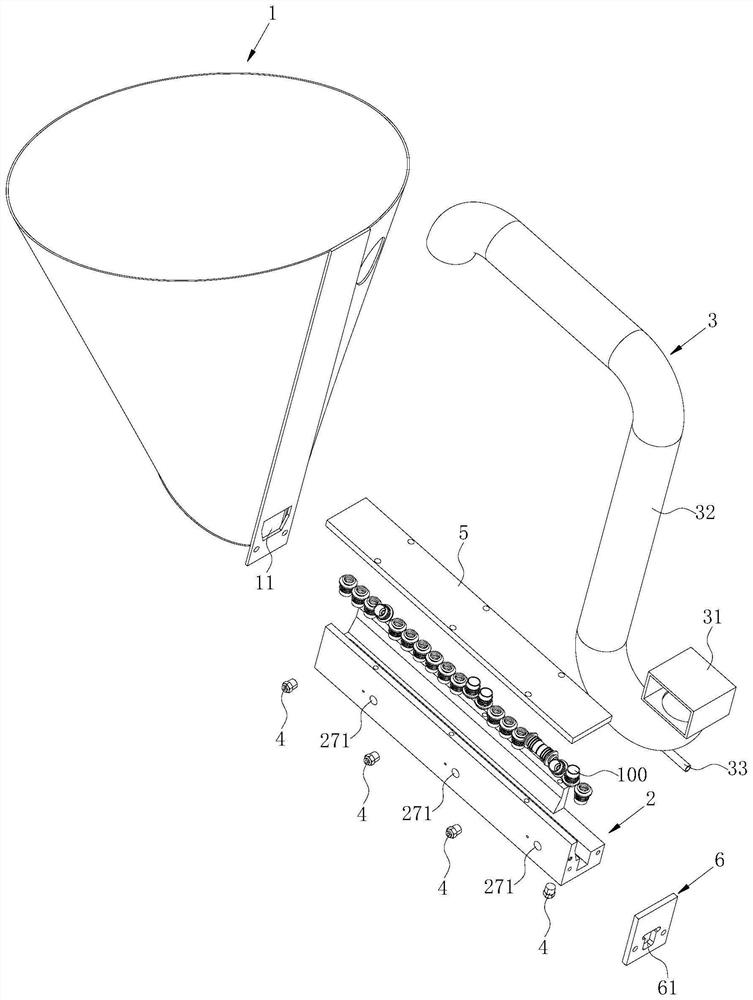 Cap arranging device for inner plug caps