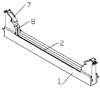 Memory strip mounting structure