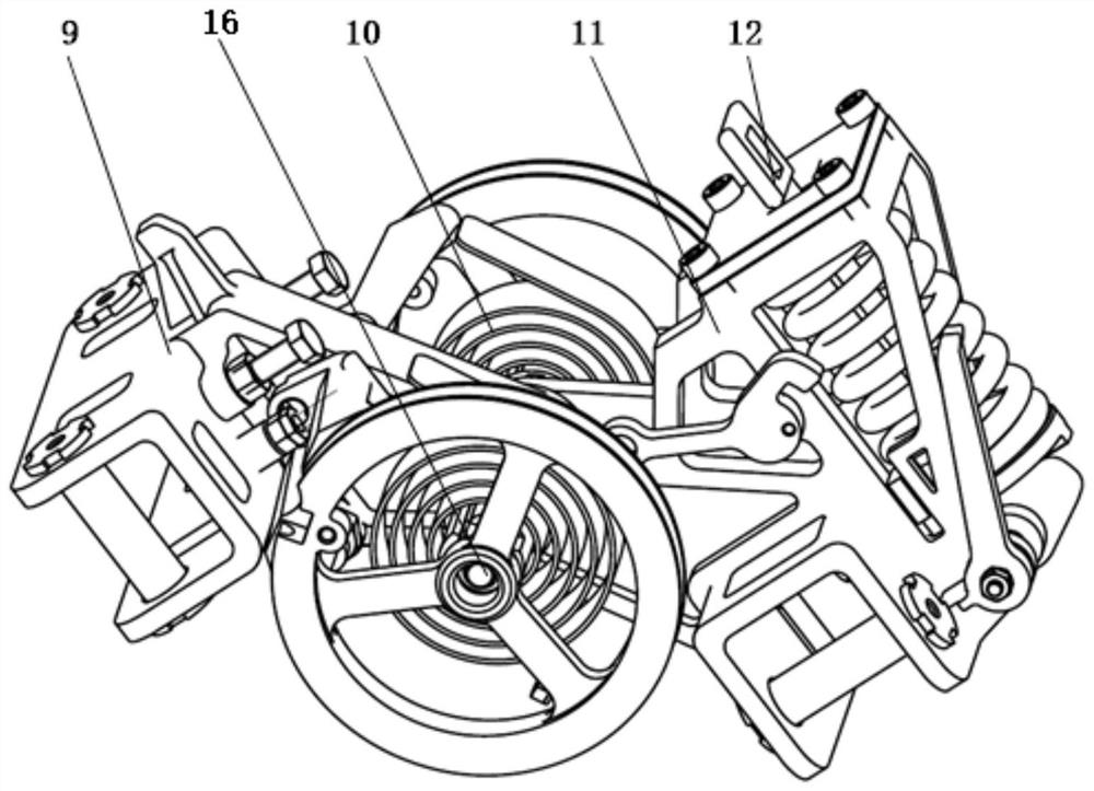 Two-degree-of-freedom solar cell array unfolding device