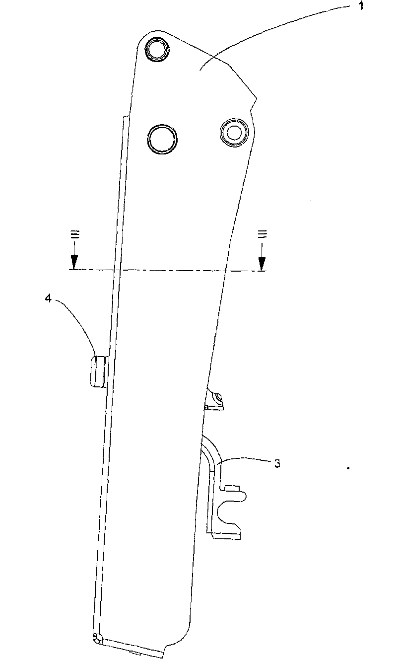 Upper roller supporting and pressurizing arm of drafting device