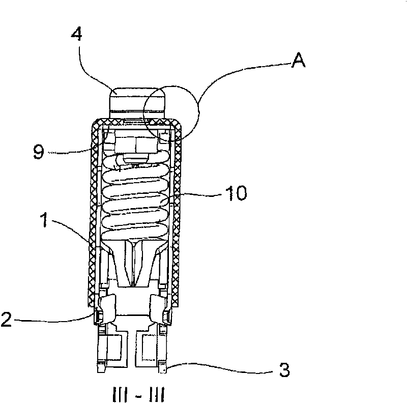 Upper roller supporting and pressurizing arm of drafting device