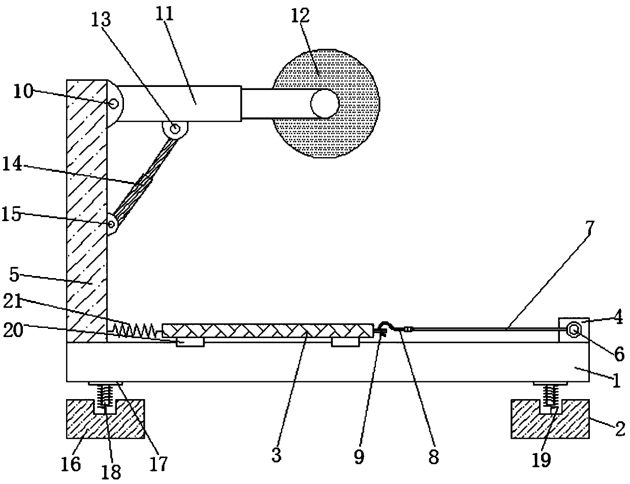 Rapid cutting type plastic cutting device