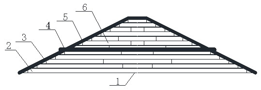 Novel method of tailing dry pile process