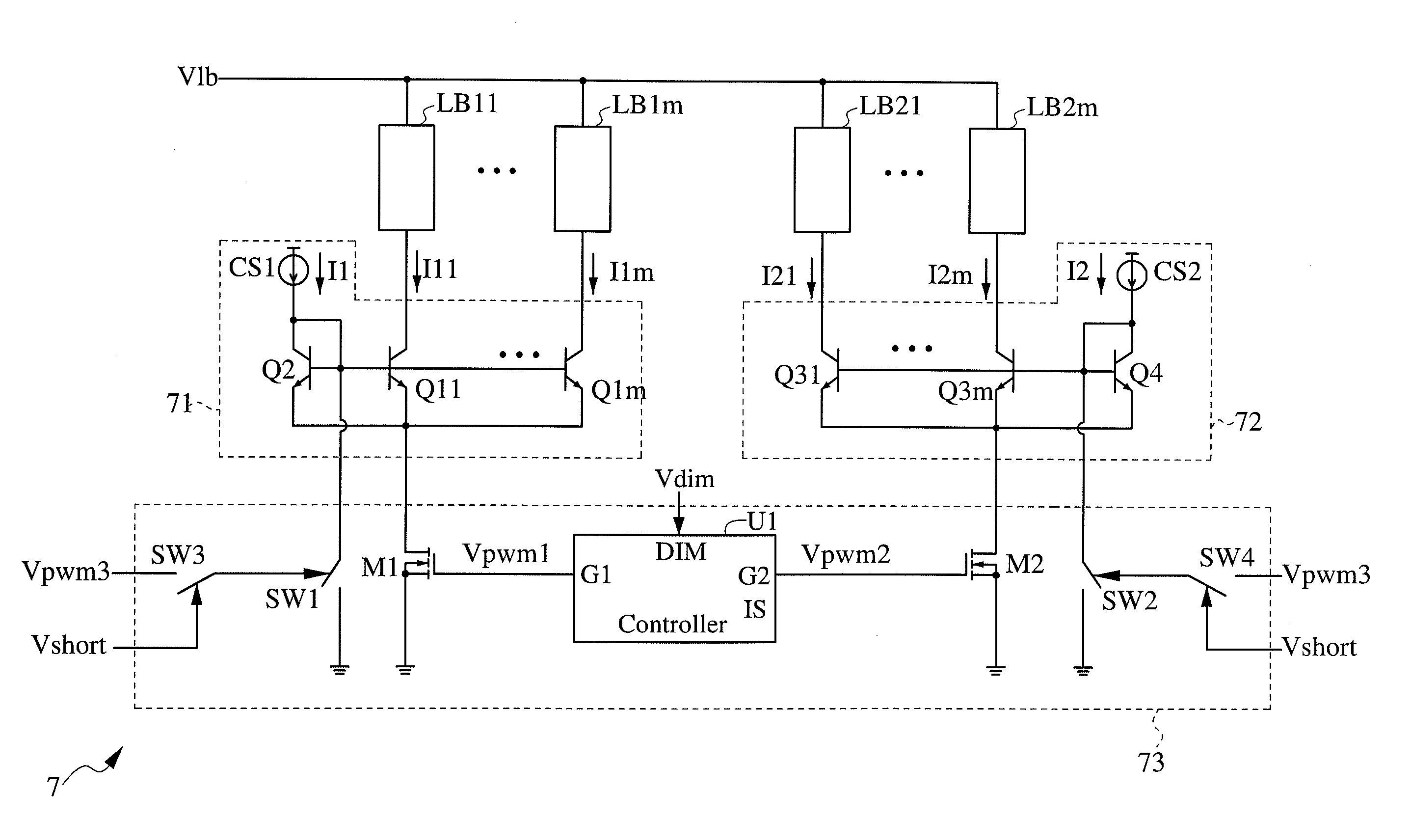 Light-emitting diode (LED) driving circuit