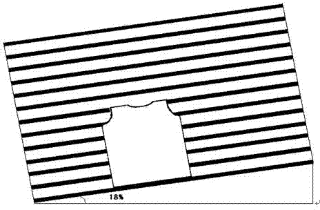 Low-bias-weft-skew knitted fabric