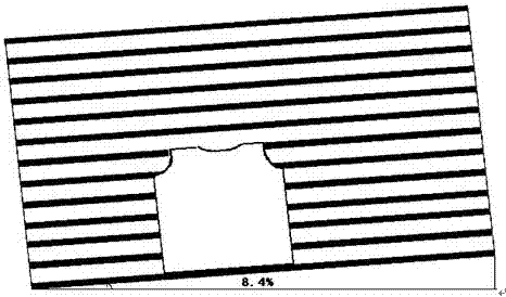 Low-bias-weft-skew knitted fabric