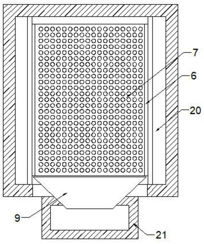 Domestic sewage filtering and recycling integrated device