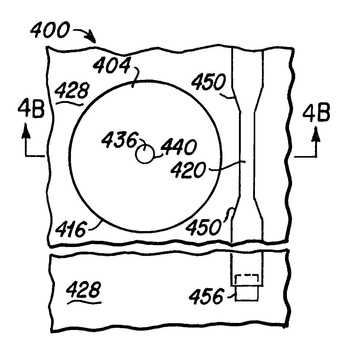 Optical recording head including an optical resonant cavity