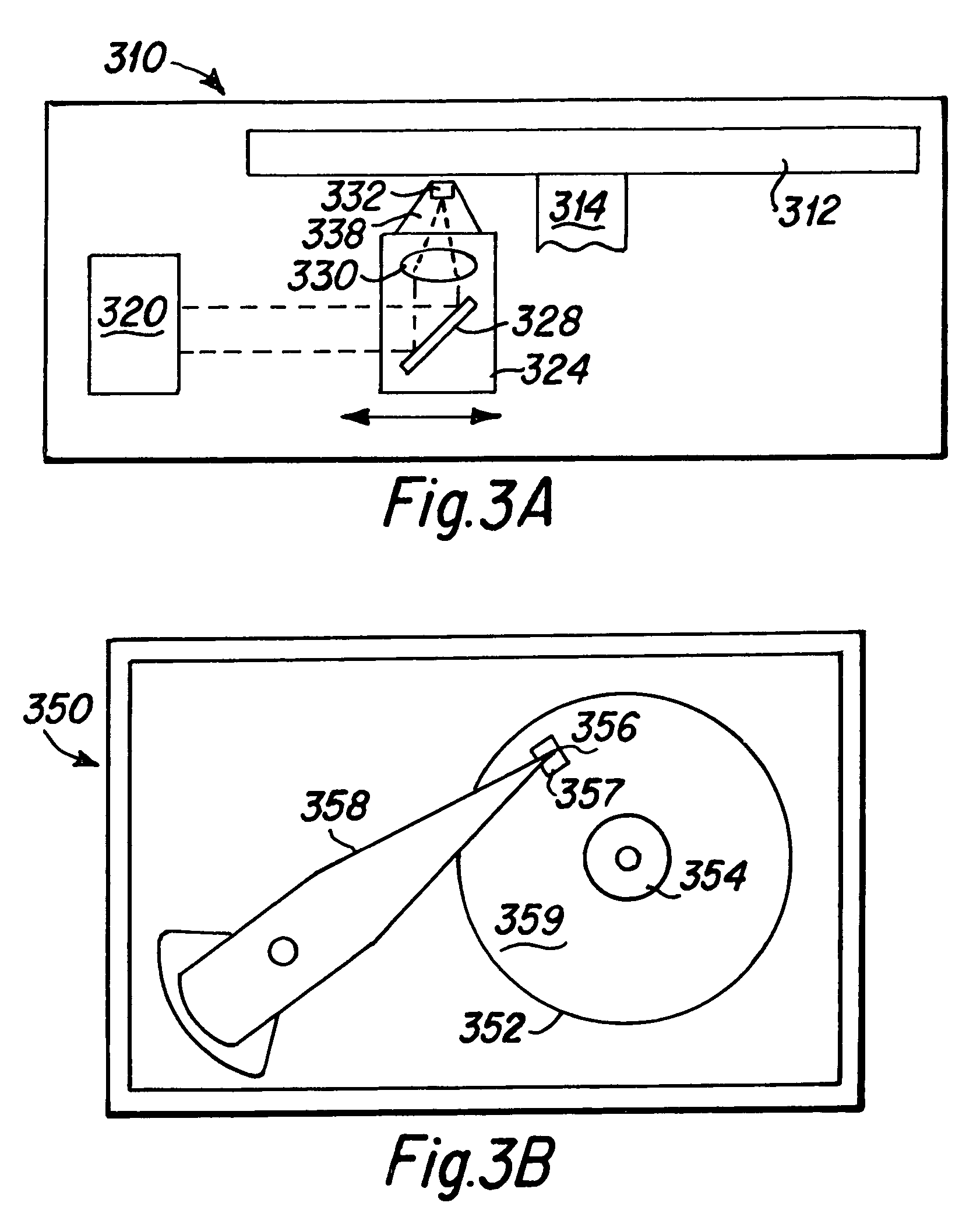 Optical recording head including an optical resonant cavity