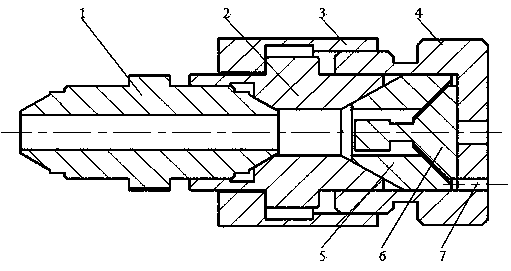 Conically sealed microjet homogenizing valve