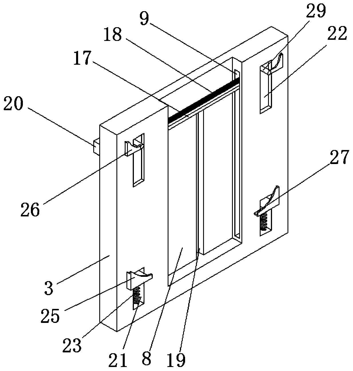 Anti-collision test equipment and test method for liquid crystal display screen