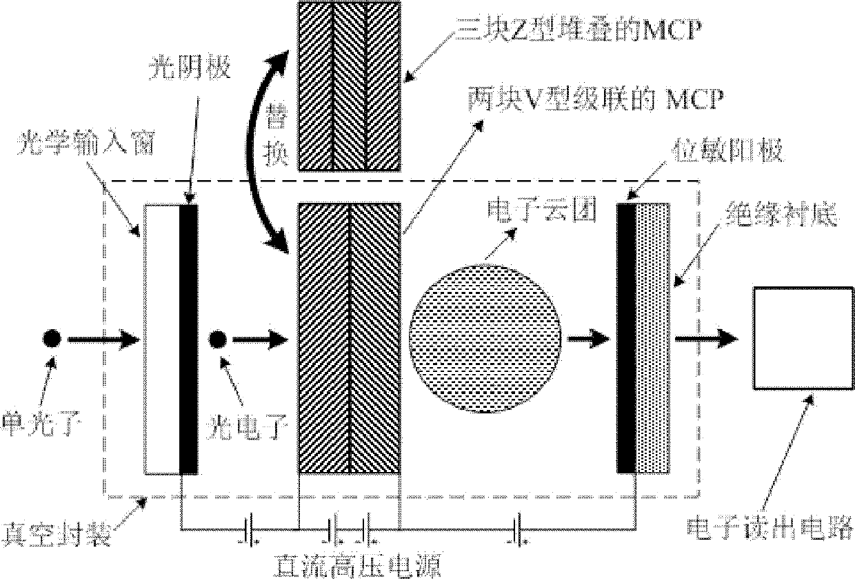 Photon counting Raman spectrometer capable of realizing full spectrum direct-reading performance