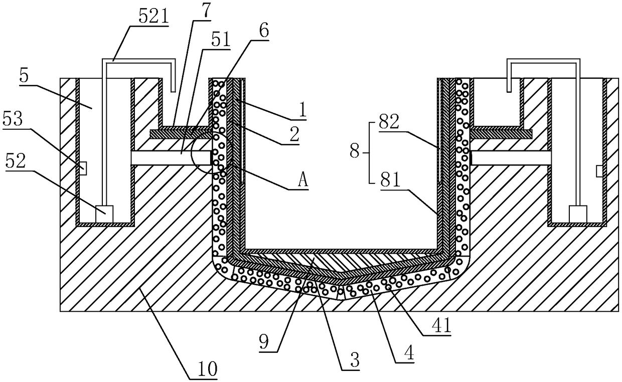 Underground structure anti-floating system and construction method thereof