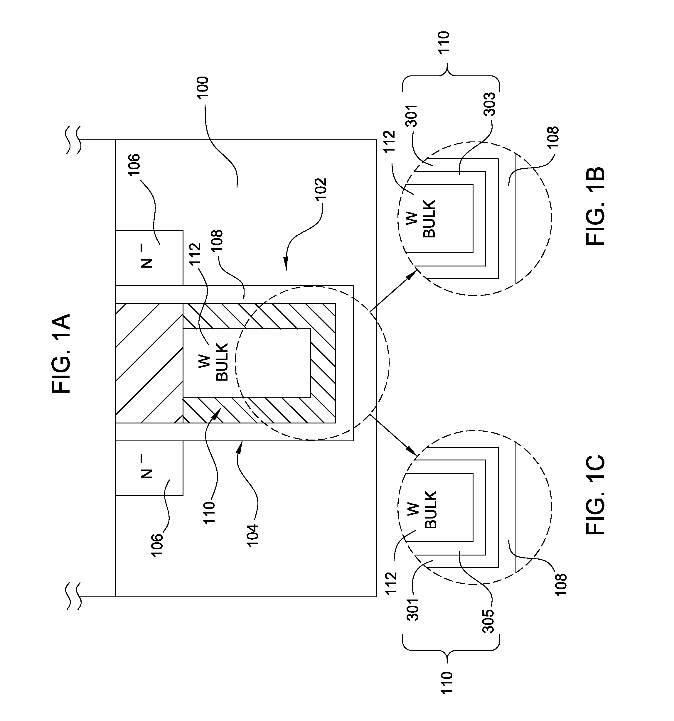 Formation of liner and barrier for tungsten as gate electrode and as contact plug to reduce resistance and enhance device performance